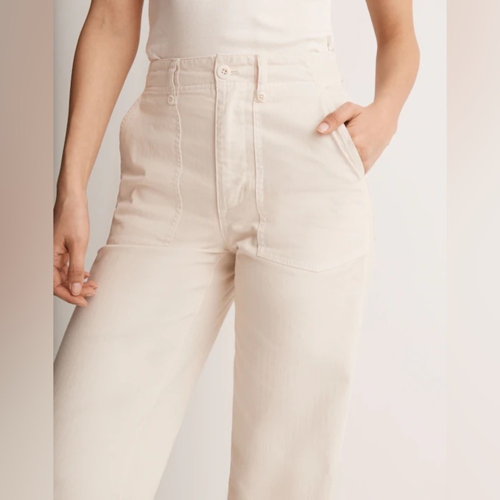 Madewell - The Perfect Vintage Wide-Leg Pant: Utility Edition
